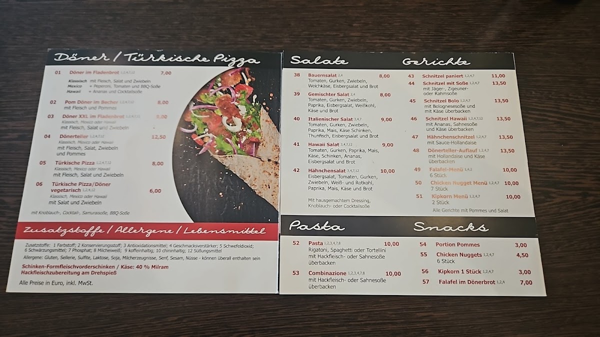 Menu Ergün's Pizzeria & Kebaphaus-1