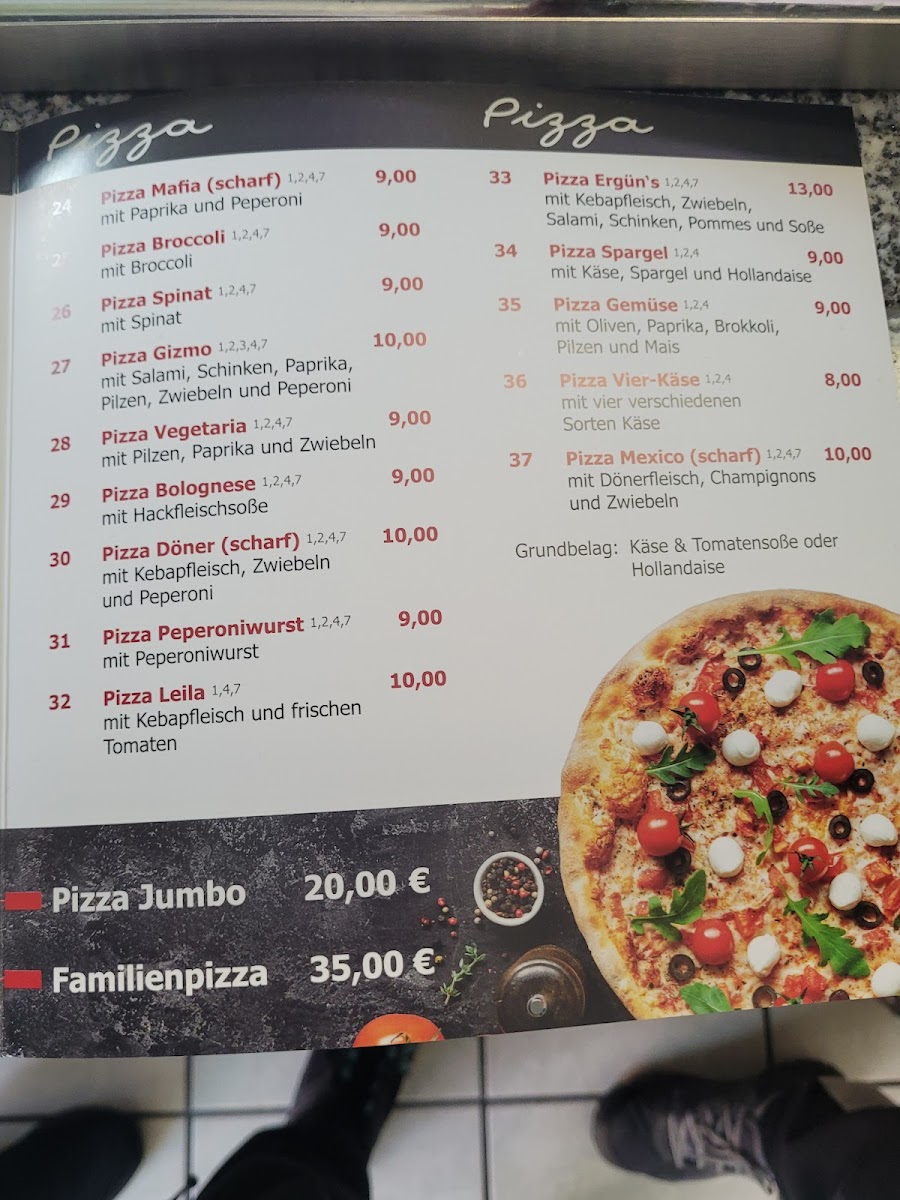 Menu Ergün's Pizzeria & Kebaphaus-2